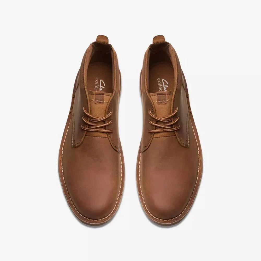 Clarks Eastridge Mid Leather Boot Light Brown Sz 10